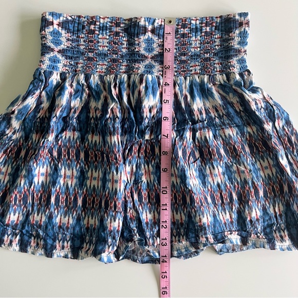 Joe B Blue and Pink Tie Dye Mini Skirt, Medium - Picture 3 of 6
